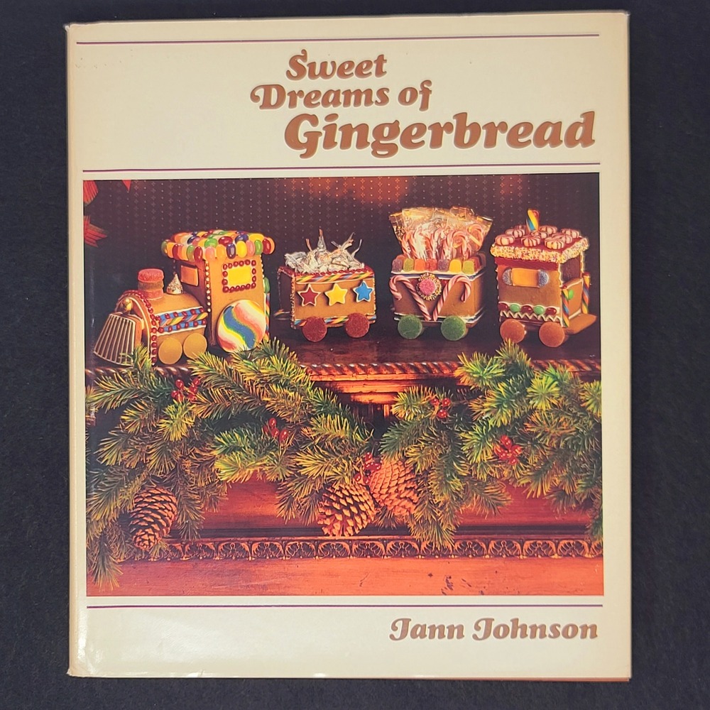 Sweet Dreams of Gingerbread Book Jann Johnson 1986 Woman's Day Christmas‎ Retro